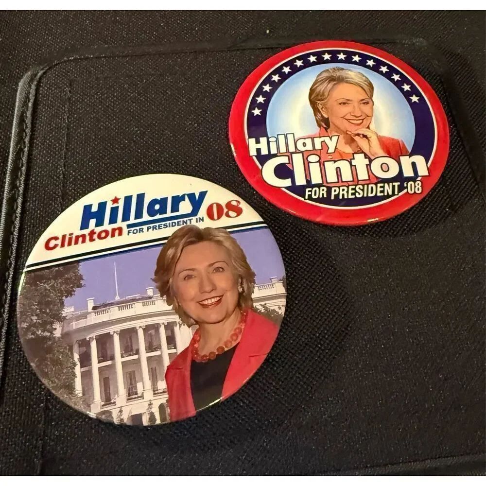 Hillary Clinton Presidential Campaign Buttons - Picture 8 of 8